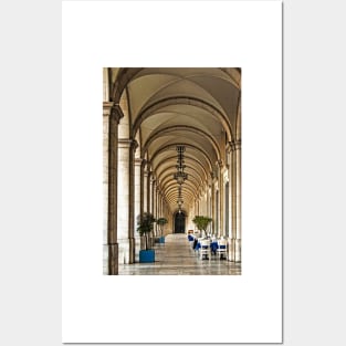 The Corridors Of Praca do Comercio - 1 © Posters and Art